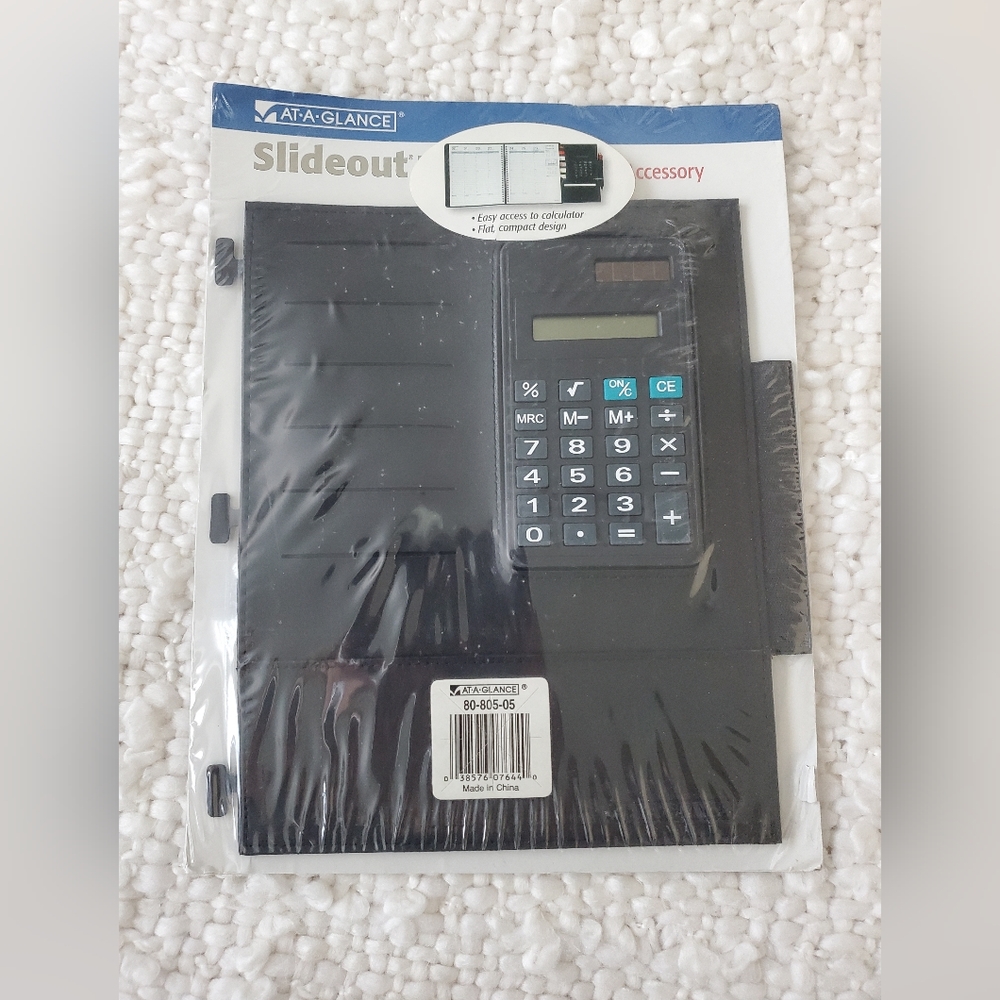 2 AT A GLANCE calculator planner inserts